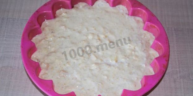 диетическая шарлотка из геркулеса с яблоками