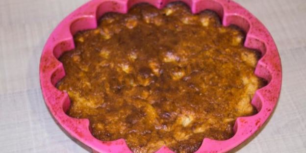 диетическая шарлотка из геркулеса с яблоками