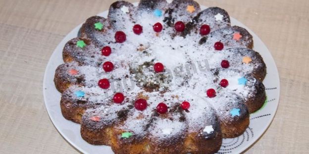 диетическая шарлотка из геркулеса с яблоками