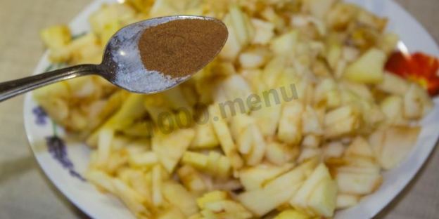 диетическая шарлотка из геркулеса с яблоками