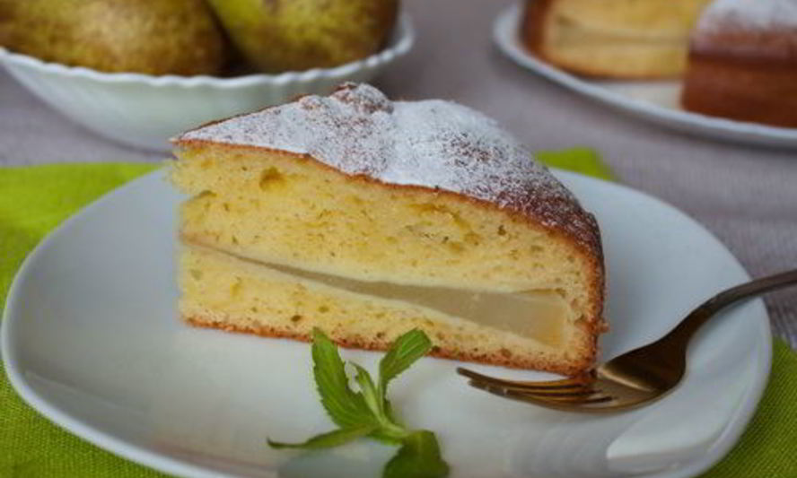 Рецепт грушевой шарлотки