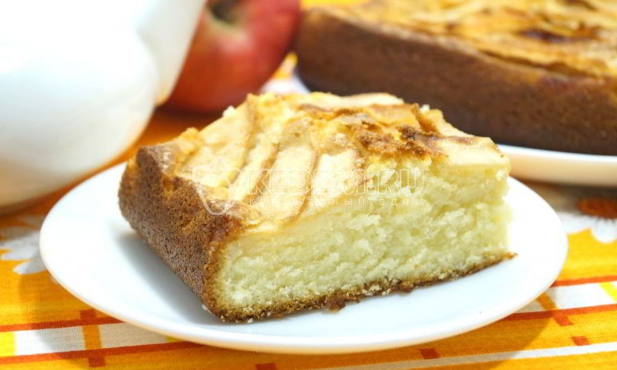 Рецепт нежной шарлотки с яблоками в духовке