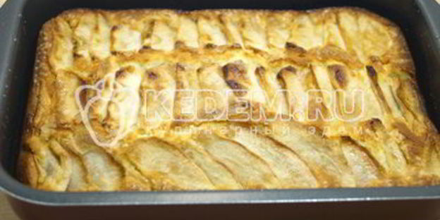 нежная шарлотка с яблоками в духовке