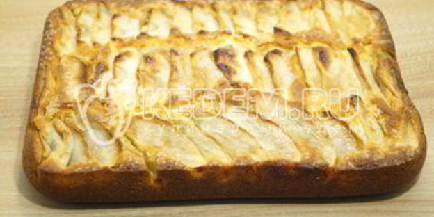 нежная шарлотка с яблоками в духовке