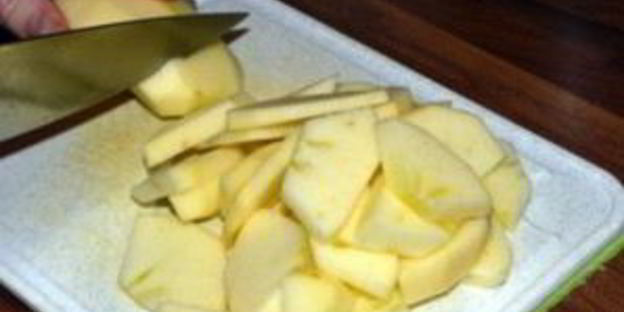 постная шарлотка