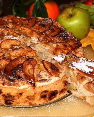 Шарлотка Ароматная без масла