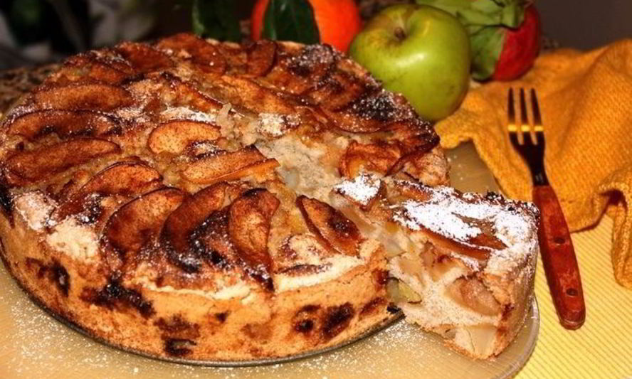 Рецепт шарлотки ароматной без масла