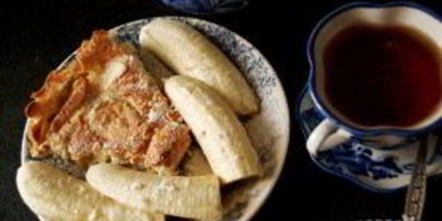 шарлотка из груш