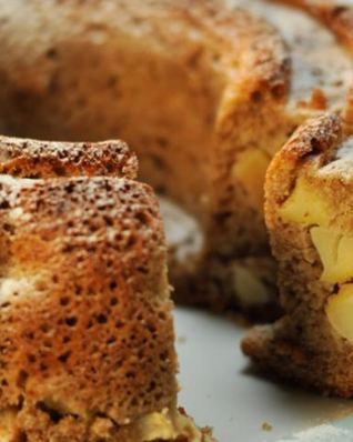 Шарлотка из цельнозерновой муки