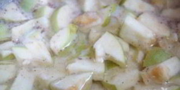 шарлотка на кефире в духовке