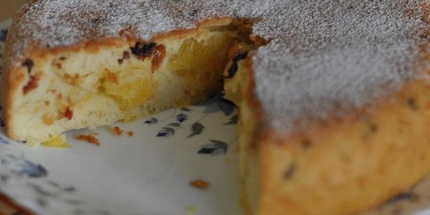 шарлотка с апельсинами