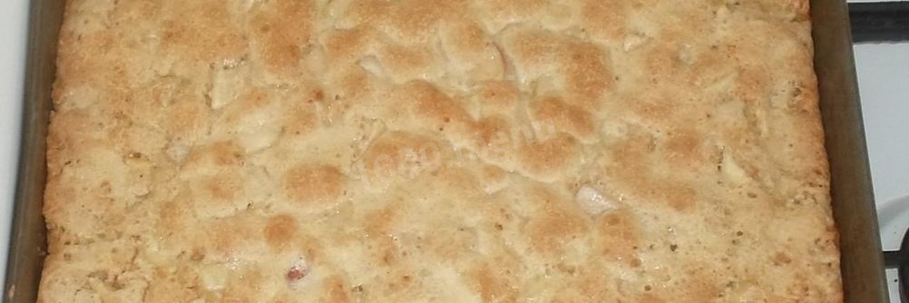 Шарлотка с шоколадным кремом