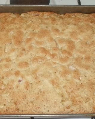 Шарлотка с шоколадным кремом