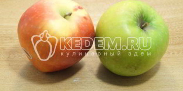 шарлотка с творогом и яблоками