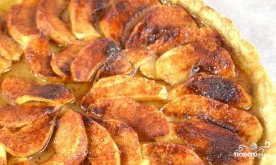 Рецепт шарлотки с яблоками открытая