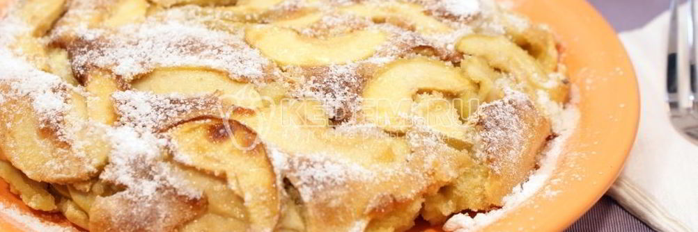 Шарлотка с яблоками