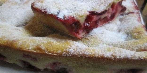 шарлотка сметанная слава сливам