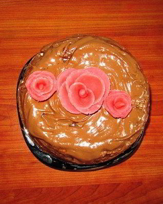 Шарлотка в шоколаде