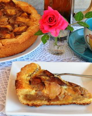 Шарлотка яблочно-кофейная