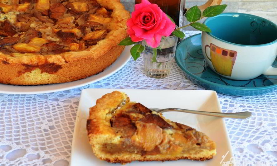 Рецепт шарлотки яблочно-кофейная