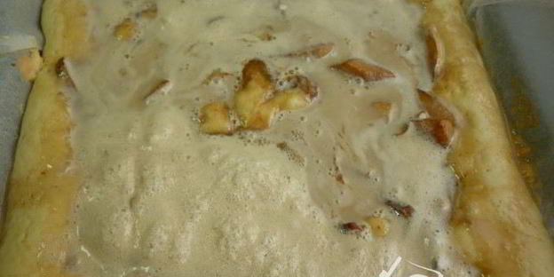 шарлотка яблочно-кофейная