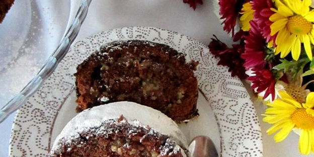 шоколадно-ореховый рулет