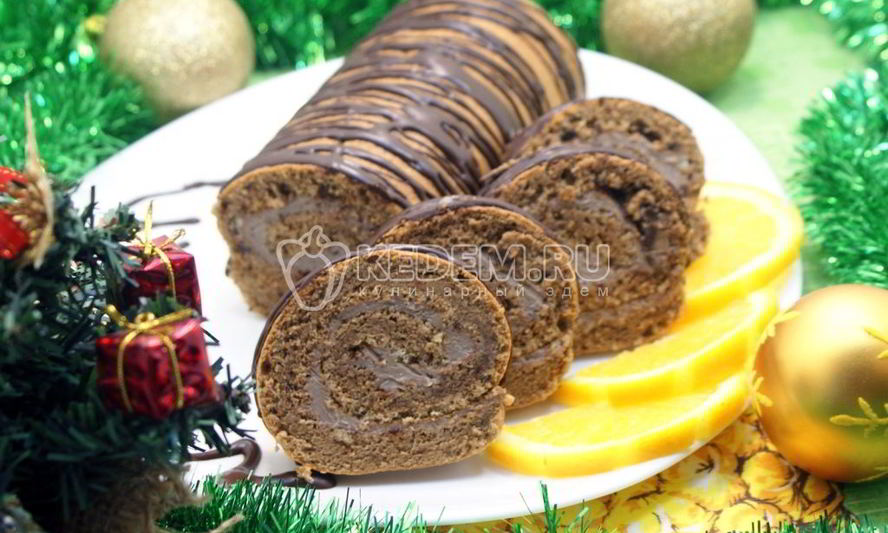 Рецепт шоколадного рулета