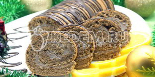 шоколадный рулет