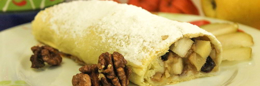 Штрудель с яблоками