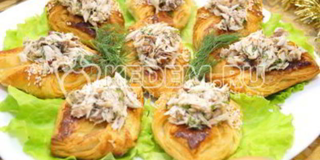 слойки аппетитные