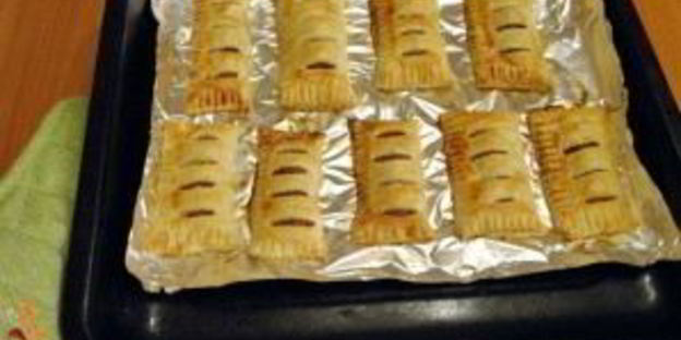 слойки из слоеного бездрожжевого теста