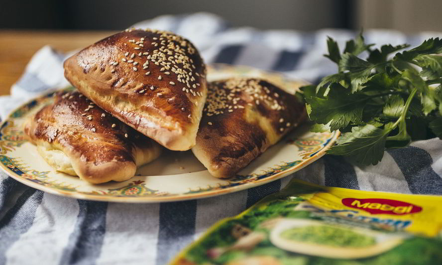 Рецепт слоек с фетой и шпинатом