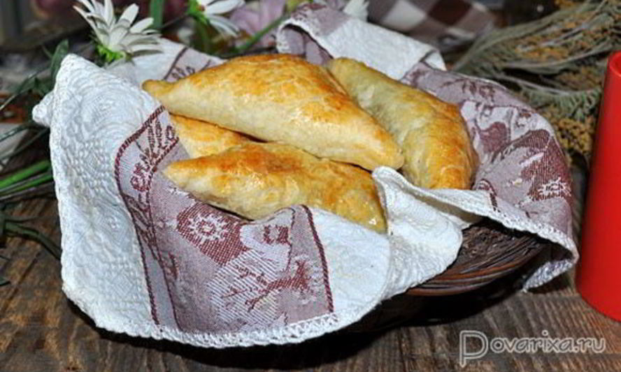 Рецепт слоек с грибами