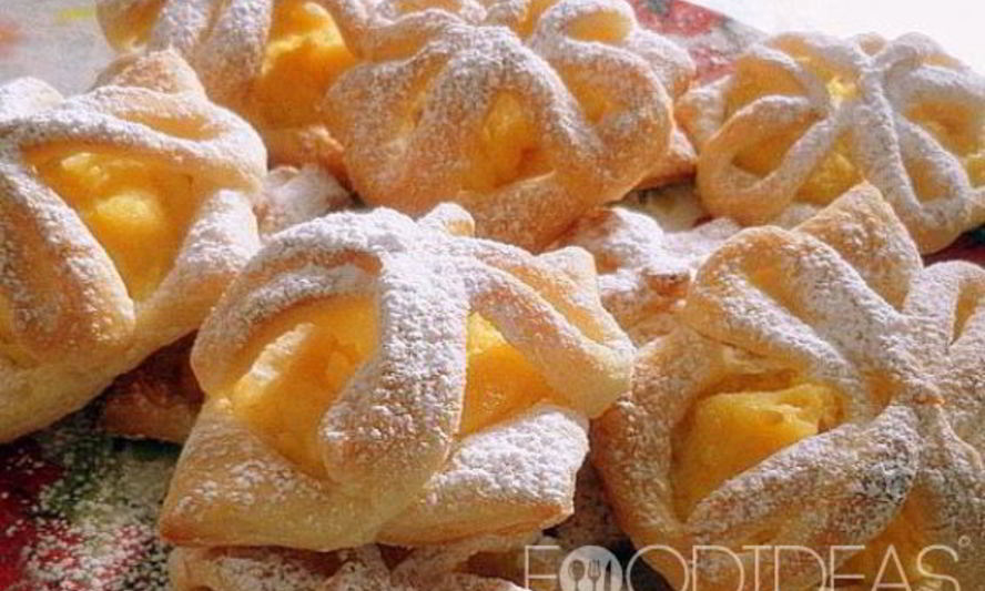 Рецепт слоек с кремом