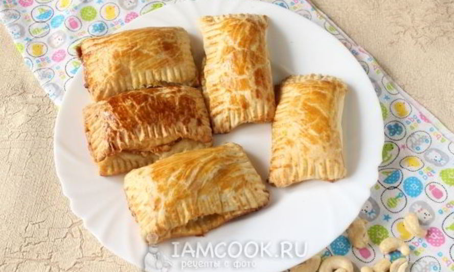 Рецепт слоек с орехами