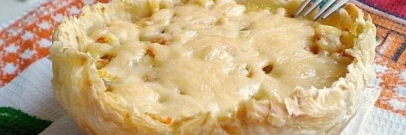 Слойки с рыбой