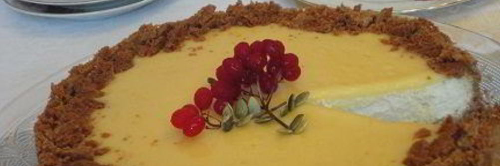 Лимонный творожник с кремом