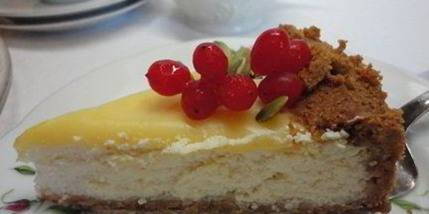 лимонный творожник с кремом