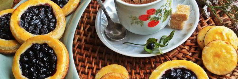 Песочники с черникой