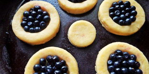 песочники с черникой