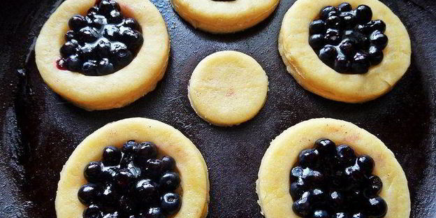 песочники с черникой