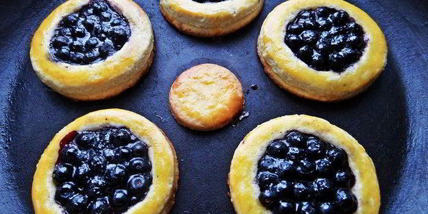 песочники с черникой