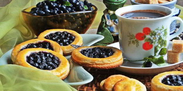 песочники с черникой