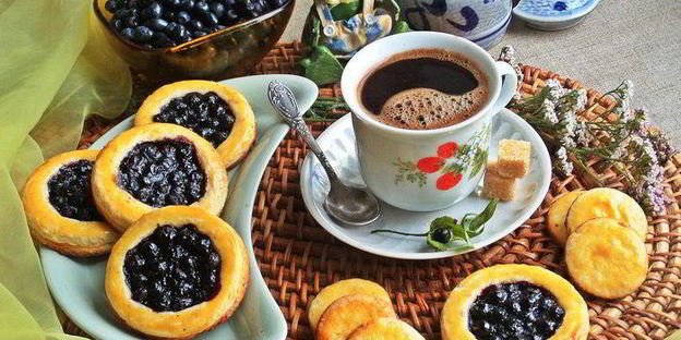 песочники с черникой