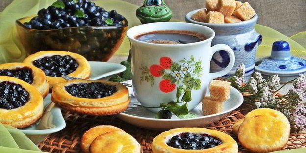 песочники с черникой