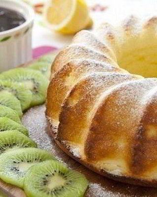 Пышный творожник Лимонный