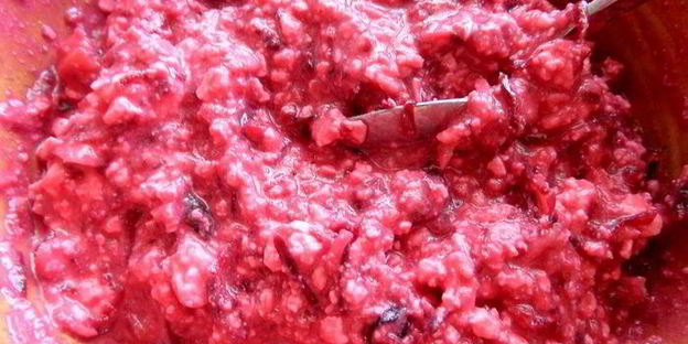 свекольные сырники из духовки