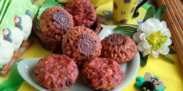 свекольные сырники из духовки