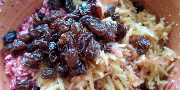 свекольные сырники из духовки