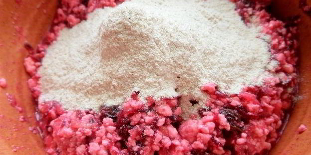 свекольные сырники из духовки